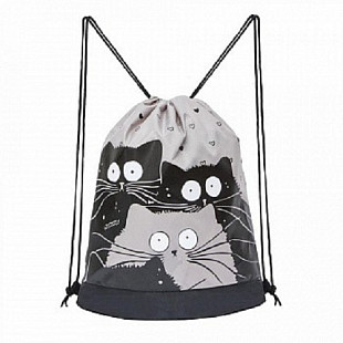 Мешок для обуви GRIZZLY OM-91-3 /4 light grey