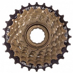 Трещотка KFW-664 6SP 14-16-18-21-24-28T 14-24T Х89980 brown