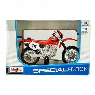 Масштабная модель мотоцикла Maisto 1:18 Honda XR400R (39300 20-00335) Red НОВОЕ ПОСТУПЛЕНИЕ