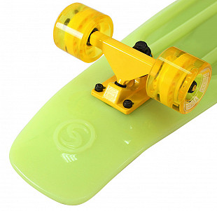 Penny board (пенни борд) Y-Scoo Big Fishskateboard Glow 27 402E-Y Yellow-Yellow