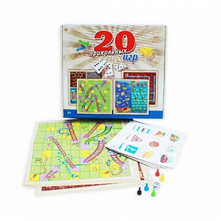 Настольная игра Рыжий Кот Игры для всей семьи 20 прикольных игр в 1 ИН-8516