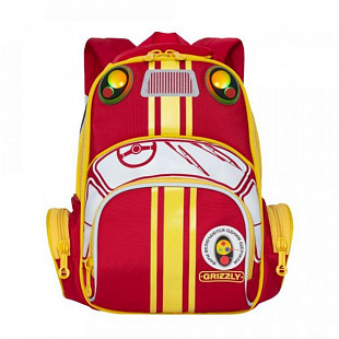 Детский рюкзак GRIZZLY RS-992-1 red/yellow