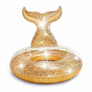 Круг надувной Intex Glitter Mermaid 56258