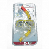 Маска для плавания Cozumel Pro (в комплекте трубка Airent Pro Aqua Lung Sport) yellow 60719G
