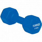 Гантель неопреновая Torres PL50015 (5кг) Blue
