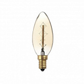 Лампа накаливания декоративная Jazzway Retro Gold C35 Свеча 2858290