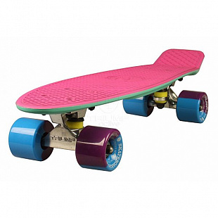 Penny board (пенни борд) Triumf Active Lux Glamour 22" TLS-401MR pink/green