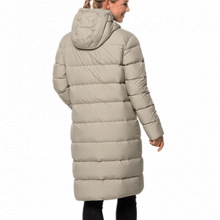 Пальто женское Jack Wolfskin Crystal Palace Coat dusty grey