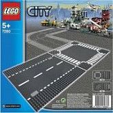 Конструктор LEGO Строительная пластина Lego Перекресток 7280