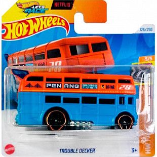 Машинка Hot Wheels Базовой коллекции Trouble Decker 126/250 (5785 HTD46)