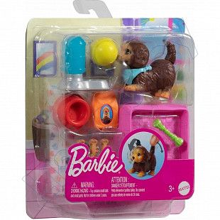Игровой набор Barbie Милые животные и аксессуары (HKD81 HKD82)