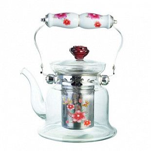 Чайник заварочный Bekker 900 мл BK-7618 red