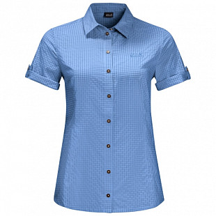 Рубашка женская Jack Wolfskin Matata Shirt W cornflower checks