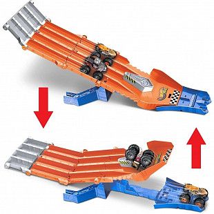 Игровой набор Hot Wheels Monster Trucks Racedown Destruction (JFR07)