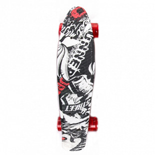 Penny board (пенни борд) Amigo Rebel Black/White