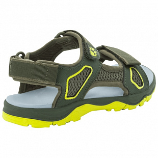 Сандалии детские Jack Wolfskin Taraco Beach Sandal K khaki / lime