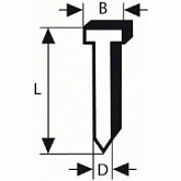 Гвозди Bosch для GSK 64 SK64 30G 2608200501