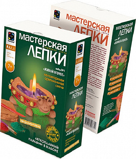 Творческий набор Fantazer 67763 Глиняная свеча «Живой огонек» 217021