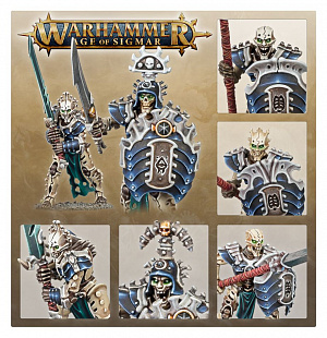Миниатюры Games Workshop Warhammer Blood Bowl Ossiarch Bonereapers Mortek Guard 94-25