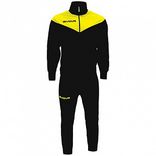 Спортивный костюм Givova Tuta Venezia TR030 black/yellow