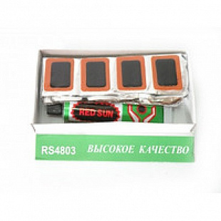 Велоаптечка Red Sun клей-заплатки 48 шт D-30 мм (10 шт)