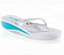 Шлепанцы пляжные женские Fashy 7649-00 white/blue
