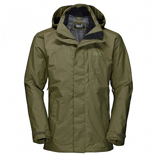Куртка Jack Wolfskin Brooks Range Flex хаки