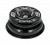 Рулевая колонка Force коническая полуинтегрированная 56 мм 15107 black Рулевая колонка Force коническая полуинтегрированная 56 мм 15107 black