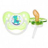 Пустышка Canpol babies Toys Латексная Ортодонтическая 0-6 мес. (23/259) green