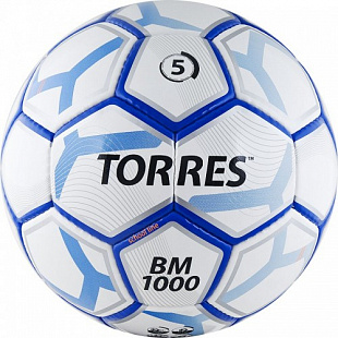Мяч футбольный Torres BM 1000 F30625 white/silver/blue