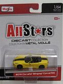 Машинка Maisto 1:64 2014 Corvette Stingray Convertible (15504) yellow