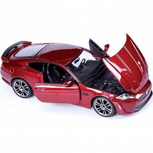 Машинка Bburago 1:24 Jaguar XKR-S (18-21063) red