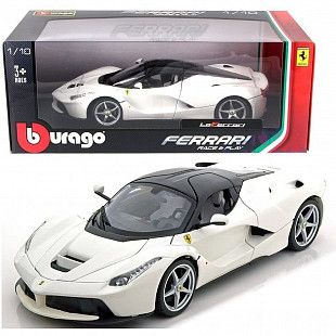 Коллекционная машина Bburago 1:24 LaFerrari (18-26001) white