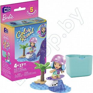 Конструктор MEGA Barbie Color Reveal (HHP85 HHP86)
