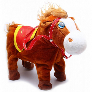 Мягкая игрушка Ausini Лошадка 958-1 Brown