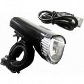Велофара передняя с подзарядкой USB VL 7017 black