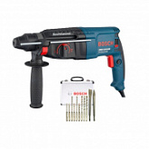 Перфоратор Bosch GBH 2-26 DRE + набор оснастки 0615990L43
