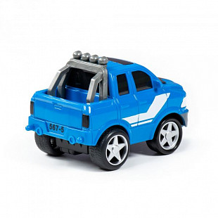 Автомобиль инерционный Полесье Крутой Вираж гоночный №4 78940 blue