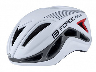 Велошлем Force Rex white/grey