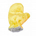 Варежка для мытья посуды и уборки Bradex TK 0202 yellow