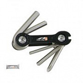 Набор инструментов складной Super B ТВ-9860 6 в 1 silver NSB98676