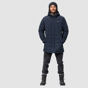 Пальто мужское Jack Wolfskin Svalbard Coat Men dark blue