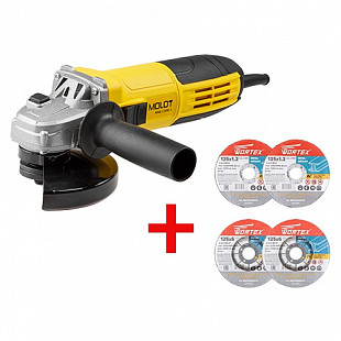 Одноручная углошлифмашина Molot MAG 1209-1 + 4 круга MAG120910013A1