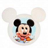 Тарелка Микки12x16x3,5 см white 13631