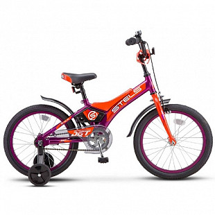Велосипед Stels Jet 18" Z010 (2020) purple/orange