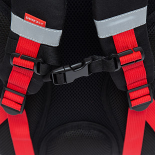 Рюкзак школьный с мешком GRIZZLY RAm-185-9 /1 black