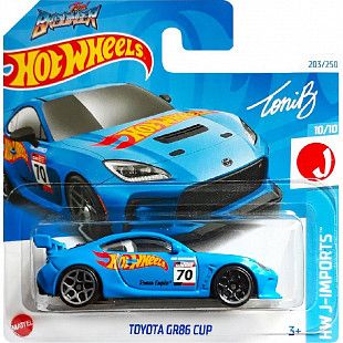 Машинка Hot Wheels Базовой коллекции Toyota GR86 Cup 203/250 (5785 HRY77) mainline 2024