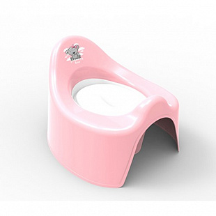 Горшок детский Berossi с крышкой Mommy love light pink
