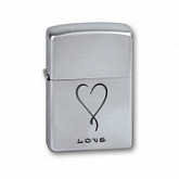 Зажигалка Zippo Z205LOVE silver