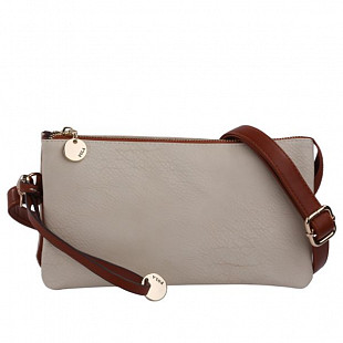 Женская сумка Pola 8206 grey/beige